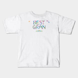 Best Gran - tropical wordart Kids T-Shirt